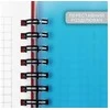 Bloknotas PANDA, Optima, B6, 100 lapų, langeliais, 65gsm, su spirale šone, plastikinis viršelis