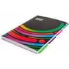 Bloknotas UNIVERSAL, Optima, A4, langeliais, 120 lapų, 70gsm, su spirale šone, plastikinis viršelis