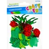 Dekoracija iš putgumės MEDŽIAI, CraftWithFun, 42 vnt., limpantys