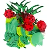 Dekoracija iš putgumės MEDŽIAI, CraftWithFun, 42 vnt., limpantys