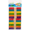 Dekoracija mediniai pagaliukai CRAFT with FUN, 9x112 mm, 100 vnt., įvairių sp.