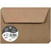 Dekoratyvinis kraft popieriaus vokas POLLEN, Clairefontaine, C6 (114x162mm), 120gsm, rudos sp.