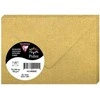 Dekoratyvinis vokas POLLEN, Clairefontaine, 75x100mm, 120gsm, blizgus, aukso sp.