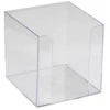 Dėžutė užrašų lapeliams AXENT Delta, 90x90x90mm, plastikinė, skaidri