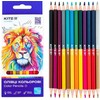 Dvipusiai spalvoti šešiabriauniai pieštukai CLASSIC, Kite, 12 vnt.= 24 sp.