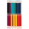 Dvipusiai spalvoti šešiabriauniai pieštukai CLASSIC, Kite, 12 vnt.= 24 sp.