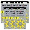 Elementai klausos aparatams RAYOVAC Extra, 10 PR70, 80 vnt.