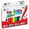 Flomasteriai CARIOCA JUMBO, 12 spalvų