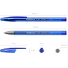 Gelinis rašiklis R-301 ORIGINAL, ErichKrause, 0.5 mm, mėlynos sp.