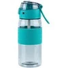 Gertuvė KITE, 600ml, su užrakinamu dangteliu, žalios sp. tritano plastikas