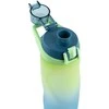 Gertuvė KITE, 760ml, su užrakinamu dangteliu, mėlynos/žalios sp. tritano plastikas