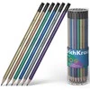 Grafitinis tribriaunis pieštukas METALLIC, ErichKrause, HB, su trintuku