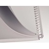 Įrišimo spiralės FOROFIS, 6mm, plastikinės, 100 vnt., baltos sp.