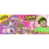 Įvairių vaisių skonio išspaudžiama kramtomoji guma JOHNY BEE Bubble Squeeze, 30 g