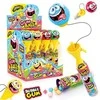 Įvairių vaisių skonio kramtomoji guma su žaisliuku JOHNY BEE Gumball Attack, 10 g