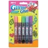 Klijų su blizgučiais rinkinys CONFETTI GCF10B5, Amos, 5 spalvos po 10,5ml
