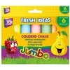 Kreida piešimui ant asfalto JUMBO, CoolForSchool, 6 sp., apvali