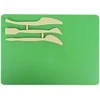 Lentelė plastilinui KITE, 250x180mm, su 3 įrankiais, žalios sp.
