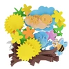 Lipni dekoracija iš putgumės CRAFT with FUN Spring, 78 vnt.