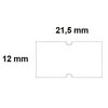 Lipnios etiketės į kainų ženklintuvus, 21,5x12mm, 1000 etik., baltos sp.