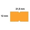 Lipnios etiketės į kainų ženklintuvus, 21,5x12mm, 1000 etik., oranžinės sp.