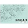 Milimetrinio popieriaus albumas, A3, 20 lapų