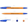 Oranžinis Tušinukas R-301 Oranžinis, ErichKrause, 0.7mm, mėlynos sp.