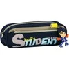 Penalas COOL ZONE, CoolForSchool, 230x80x55 mm, su 2-iem skyriais, juodos sp.