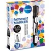 Permanentinis žymeklis CENTRUM, 1.0-5.0 mm, kirsta galvute, juodos sp.