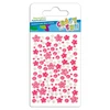 Euro Trade Rožinė Dekoratyviniai krištoliniai karoliukai CRAFT with FUN Rožinė Flowers, lipnūs