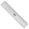 Plastikinė liniuotė FOROFIS, 15cm, skaidri, blisteryje