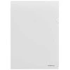 Plastikiniai L formos aplankai GLOSSY CLASSIC, ErichKrause, A4, 180mkr, 12 vnt., skaidrūs