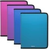 Plastikinis dėklas su užtrauktuku Matinis VIVID, ErichKrause, A4+, 500mkr, 4 sp.