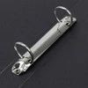 Plastikinis segtuvas AXENT, A4, 700mkr, 25mm, su 2-iem žiedais, juodos sp.