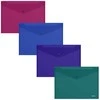 Plastikinis vokas su spaustuku GLOSSY VIVID, ErichKrause, C6, 180mkr, permatomas, 4 sp.