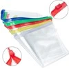 Plastikinis vokas su užtrauktuku ZIP POCKET, ErichKrause, TRAVEL (255x128 mm), 140 mkr, skaidrus, su spalvotu užtrauktuku