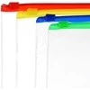 Plastikinis vokas su užtrauktuku ZIP POCKET, ErichKrause, A5, 140 mkr, skaidrus, su spalvotu užtrauktuku