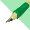 Plunksnakotis FIRST PEN, Cresco, M storio iridžio plunksna, D+K, žalios sp. korpusas