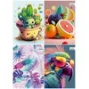 Sąsiuvinis COLOUR, A5, langeliais, 80 lapų, 70gsm, spalvotomis kraštinėmis