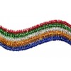 4F Šenilo vielos strypeliai CRAFT ARTS, Fandy, 6mm x 30cm, 25 vnt., 5 metalizuotos sp.