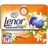 Orange Skalbimo kapsulės LENOR All in 1 Universal Oranžinis Blossom &amp; Peach, 19 vnt.