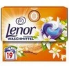 Orange Skalbimo kapsulės LENOR All in 1 Universal Oranžinis Blossom &amp; Peach, 19 vnt.