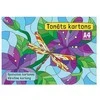 Spalvotas kartonas, A4, 8 sp., dvipusis, 230gsm