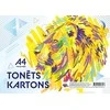 Spalvotas kartonas, A4, 8 sp., vienpusis, 230gsm