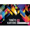 Spalvotas kartonas, A4, 8 sp., vienpusis, 230gsm