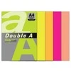 Double_A Spalvotas Neon popierius Double A, 75g, A4, 100 lapų, Rainbow 4, 5 Neon spalvų