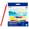 Spalvoti šešiabriauniai akvareliniai pieštukai CLASSIC, Kite, 24 sp. + teptukas