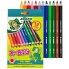 Spalvoti šešiabriauniai pieštukai X-BIG, Jolly, 12 sp.