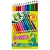 Spalvoti šešiabriauniai pieštukai X-BIG, Jolly, 12 sp.