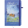 Užrašų knyga CLAUDE MONET , Centrum, A5, 80 lapų, 77gsm, linija, kietu viršeliu, su skirtuku ir gumele